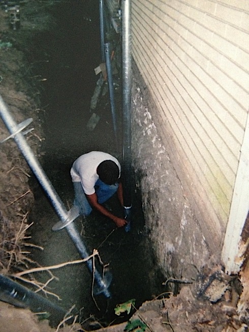 Installing Helical Pier 